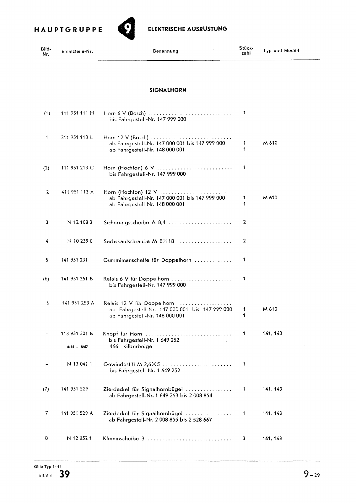 Vorschau Typ 14 (Karmann Ghia) Seite 290