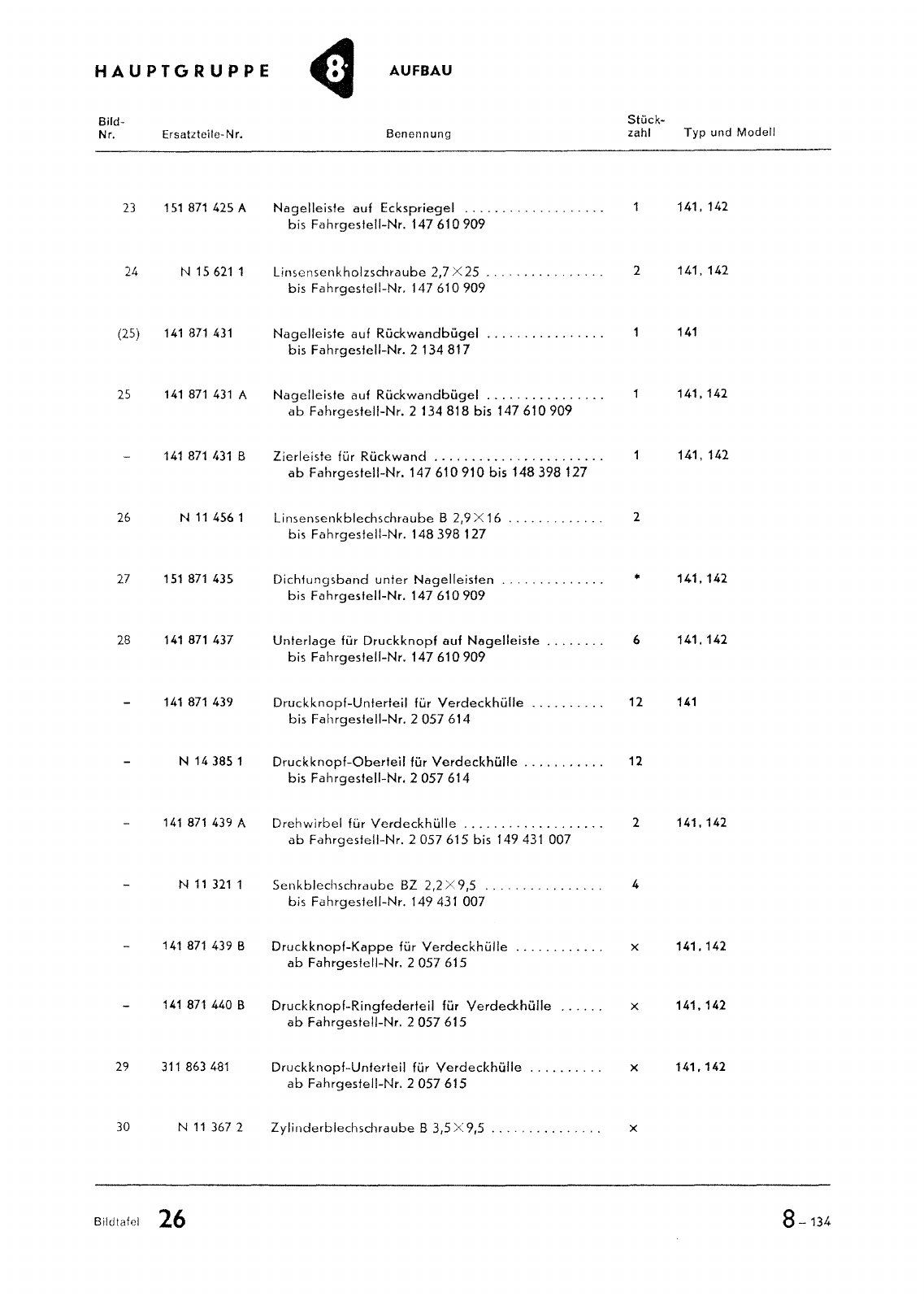 Vorschau Typ 14 (Karmann Ghia) Seite 205