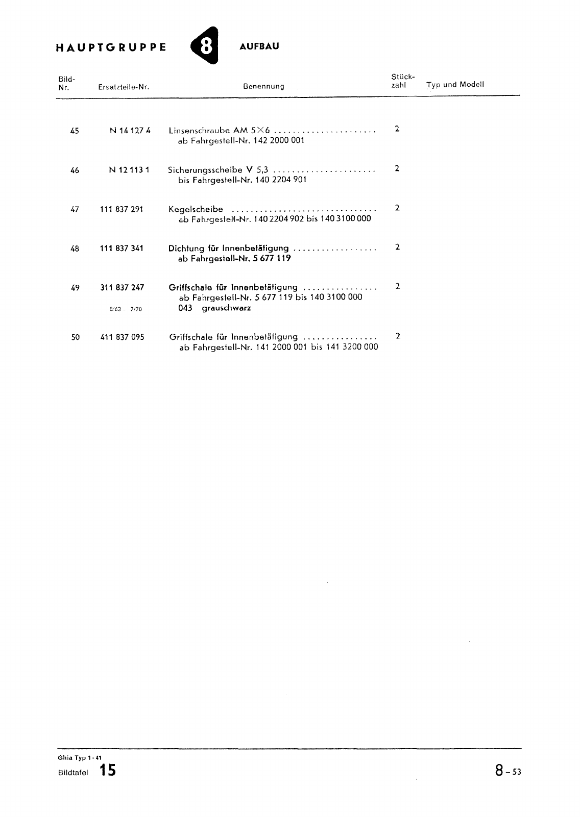 Vorschau Typ 14 (Karmann Ghia) Seite 125