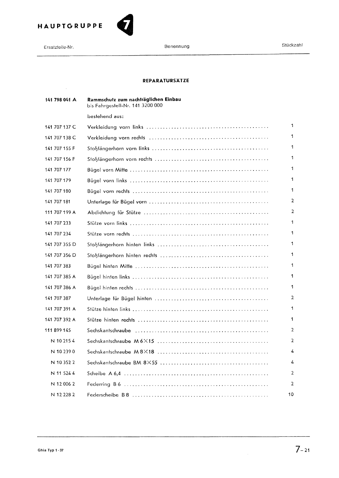 Vorschau Typ 14 (Karmann Ghia) Seite 75