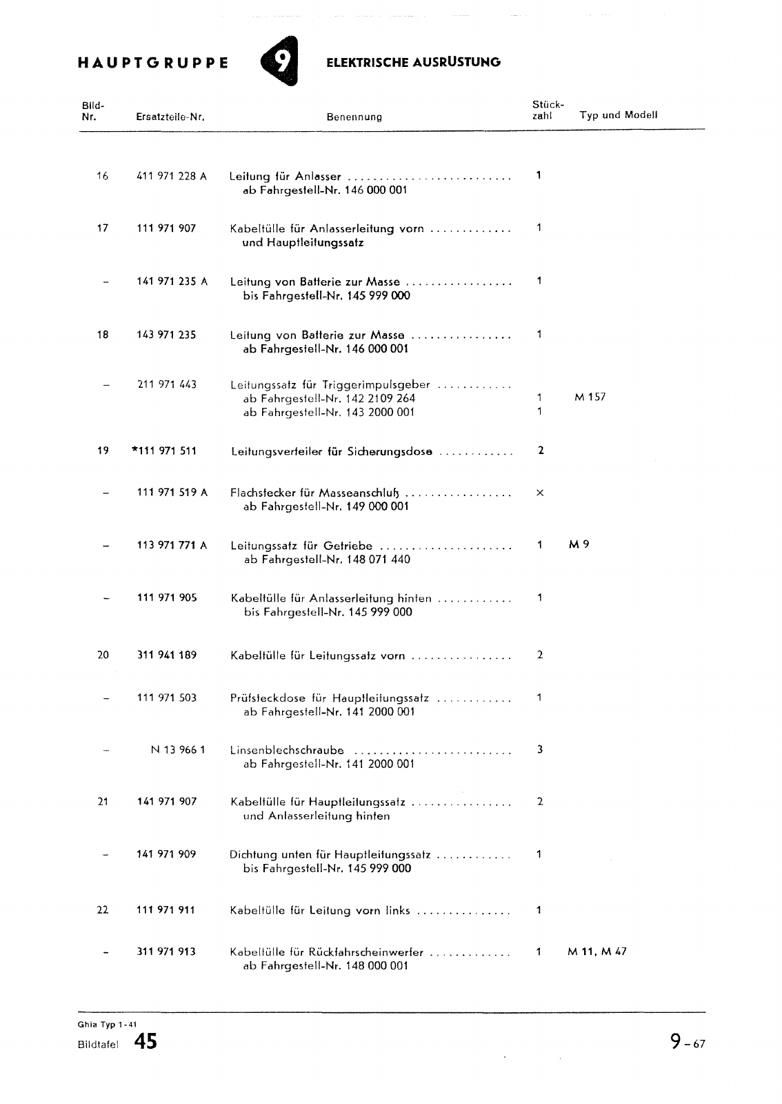 Vorschau Typ 14 (Karmann Ghia) Seite 325