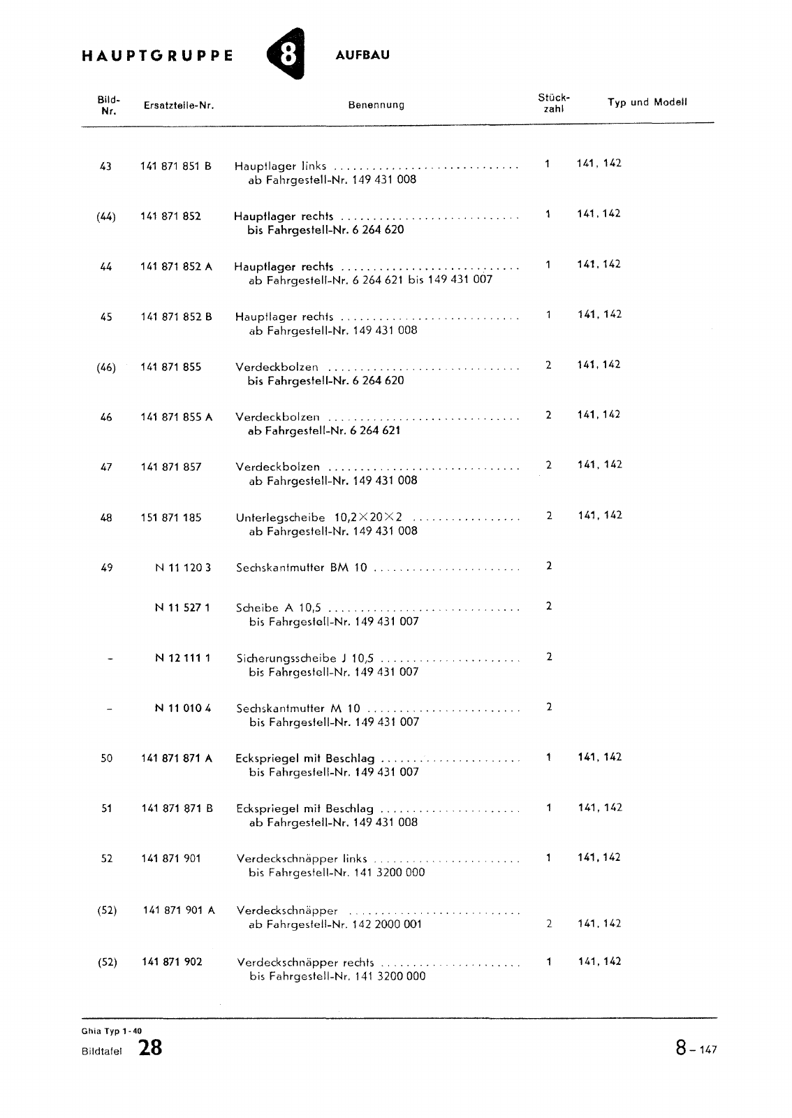 Vorschau Typ 14 (Karmann Ghia) Seite 218