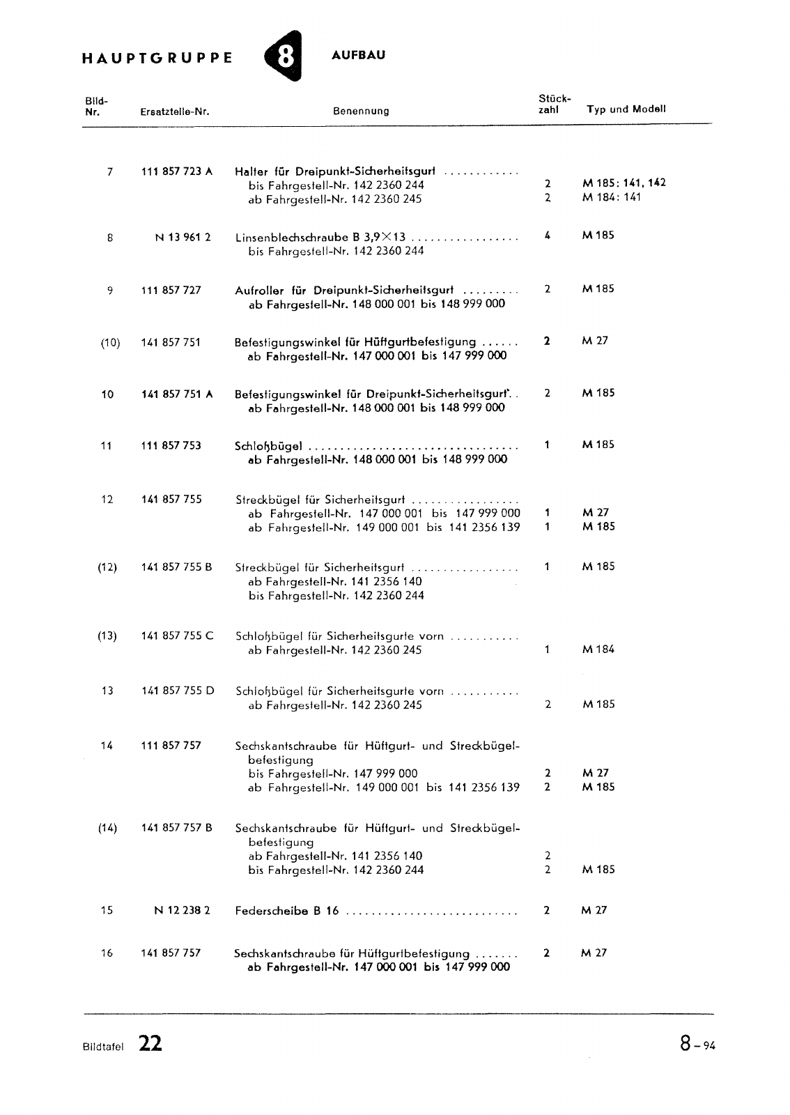 Vorschau Typ 14 (Karmann Ghia) Seite 166