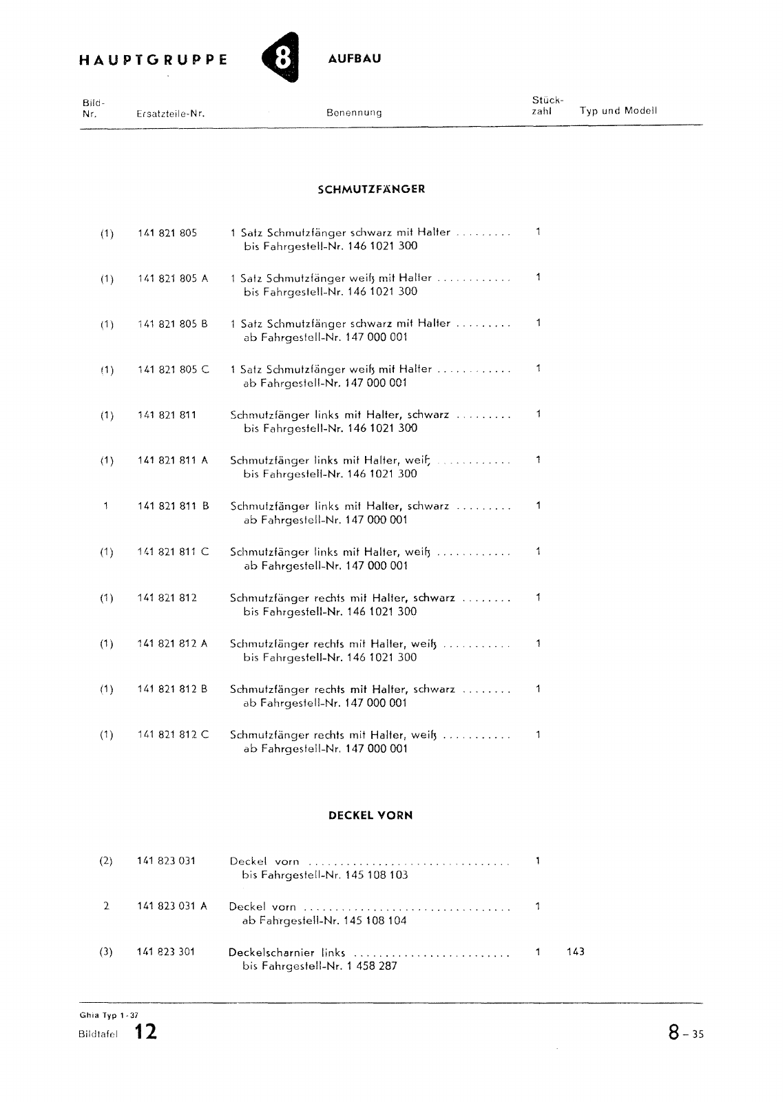 Vorschau Typ 14 (Karmann Ghia) Seite 108