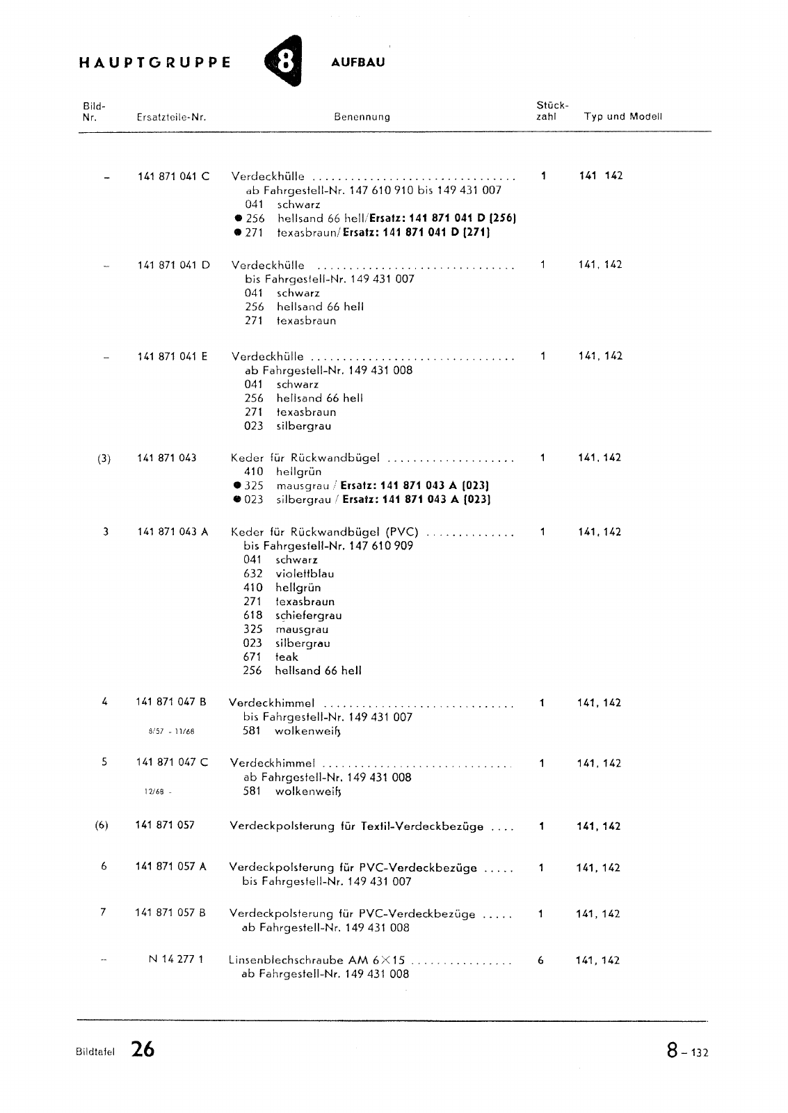 Vorschau Typ 14 (Karmann Ghia) Seite 203