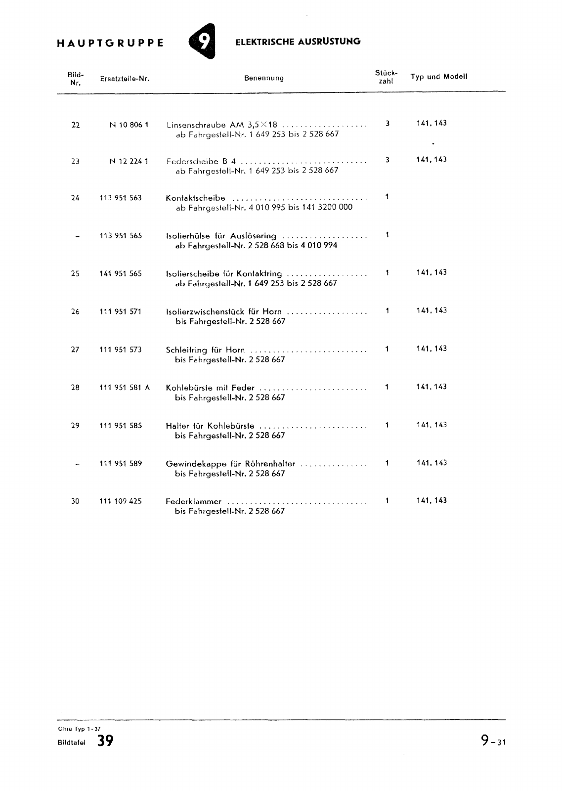 Vorschau Typ 14 (Karmann Ghia) Seite 292