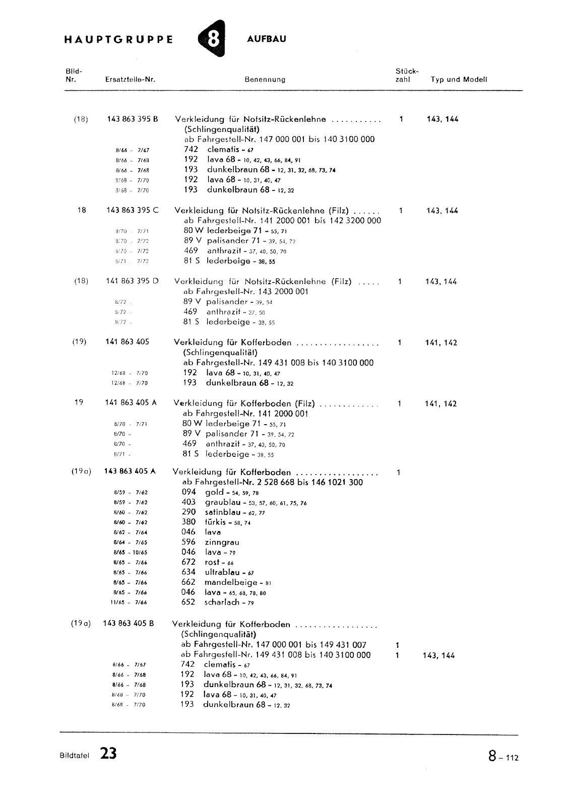 Vorschau Typ 14 (Karmann Ghia) Seite 184
