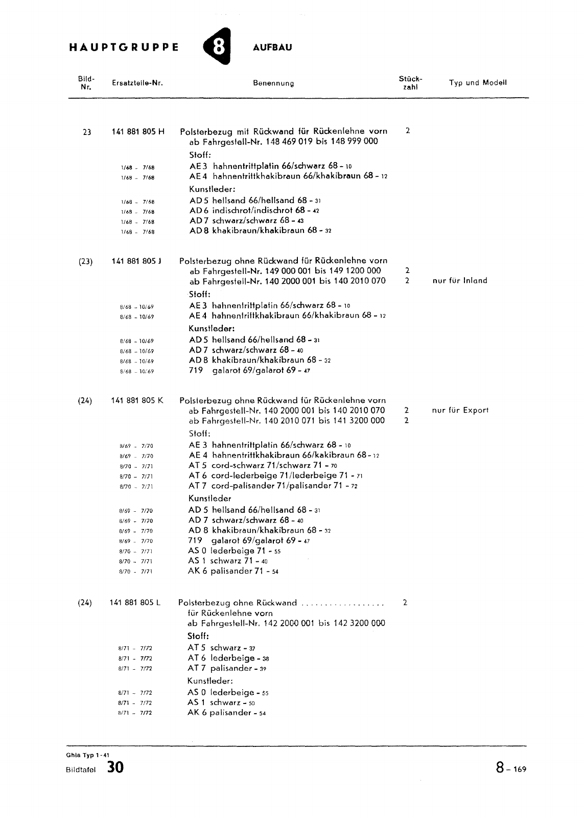 Vorschau Typ 14 (Karmann Ghia) Seite 238
