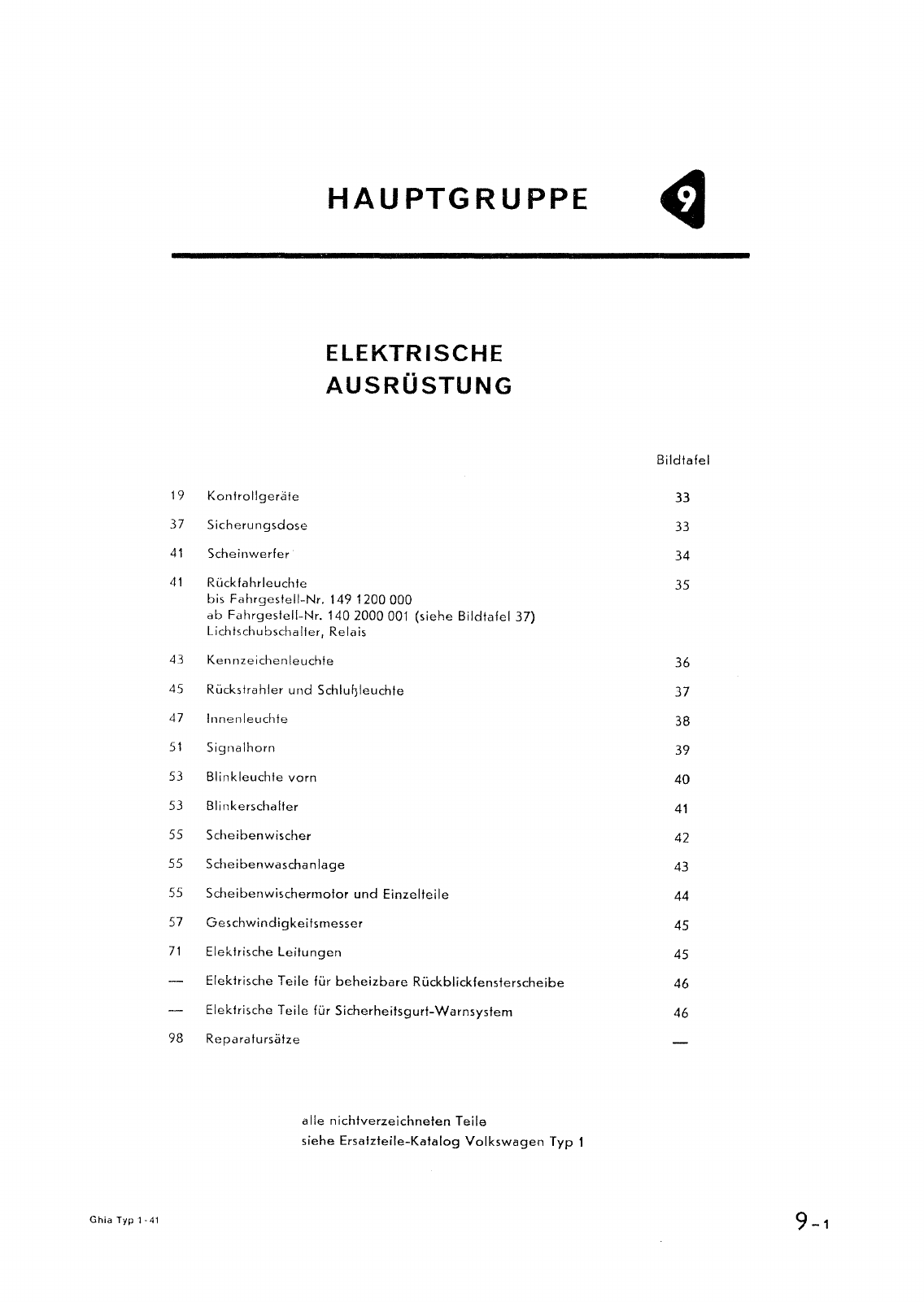 Vorschau Typ 14 (Karmann Ghia) Seite 264