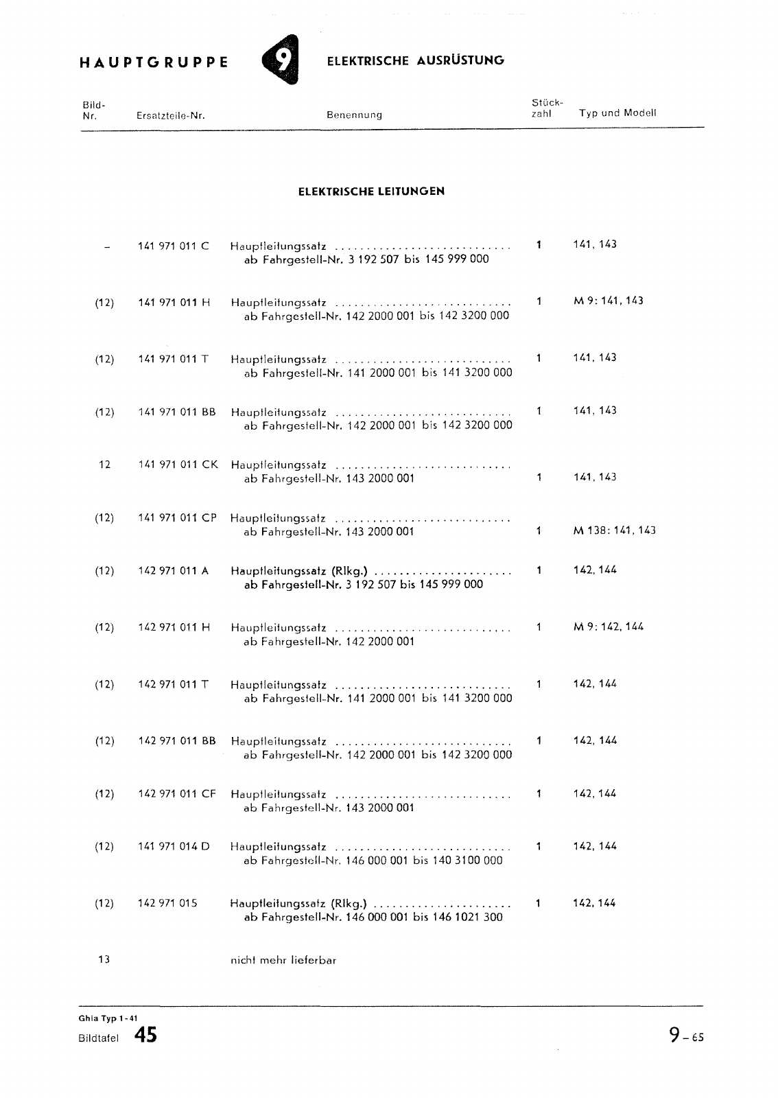 Vorschau Typ 14 (Karmann Ghia) Seite 323