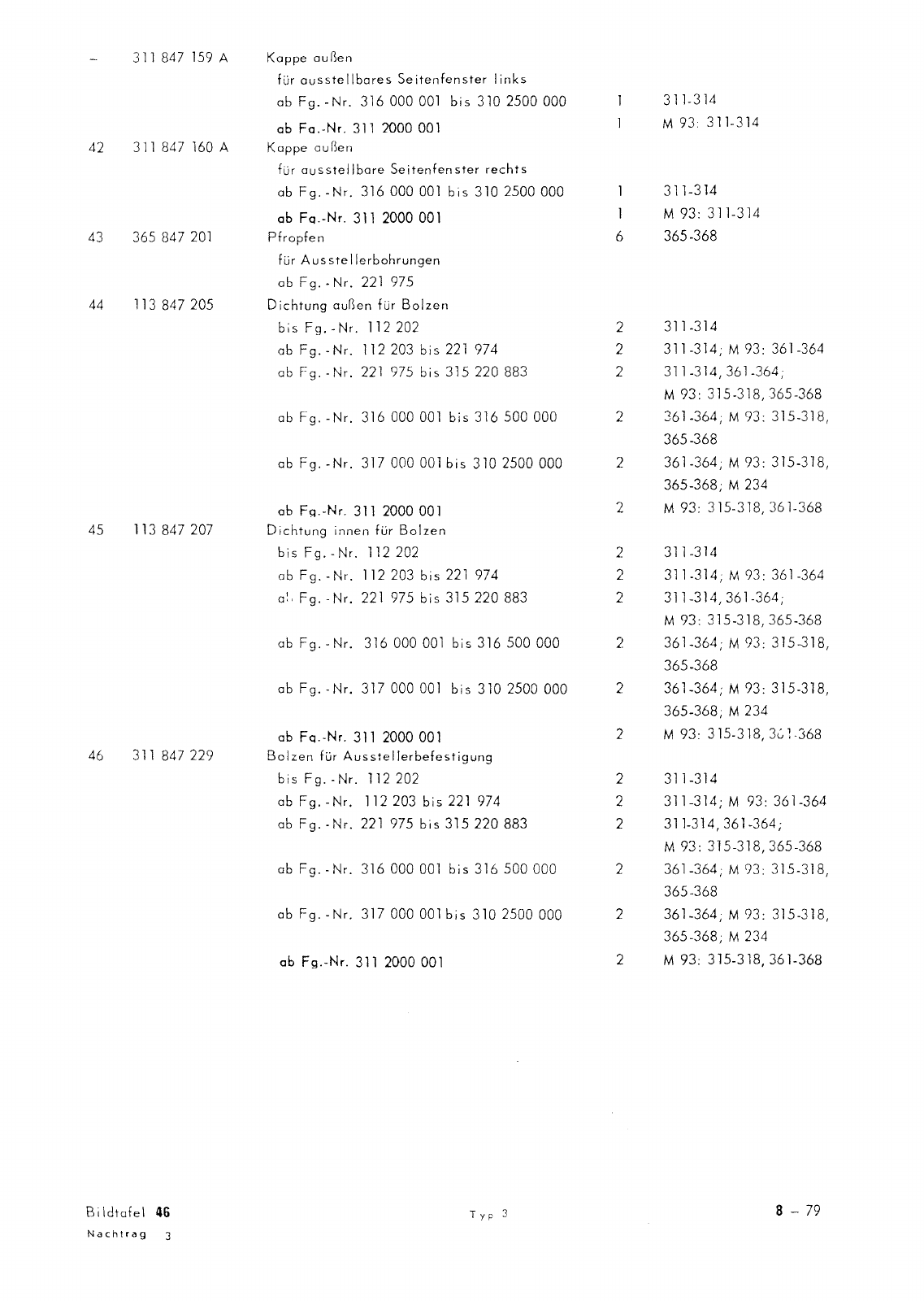 Vorschau Typ 3 (VW 1500 1600) Seite 449