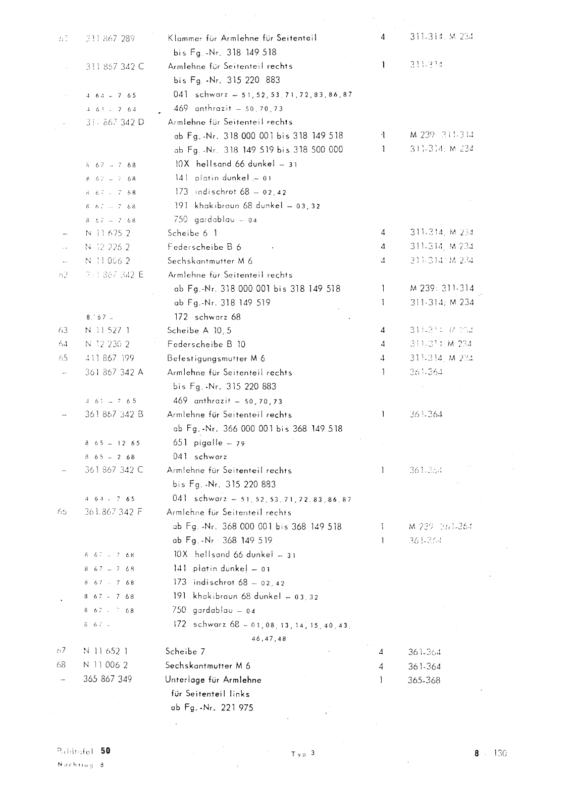 Vorschau Typ 3 (VW 1500 1600) Seite 509