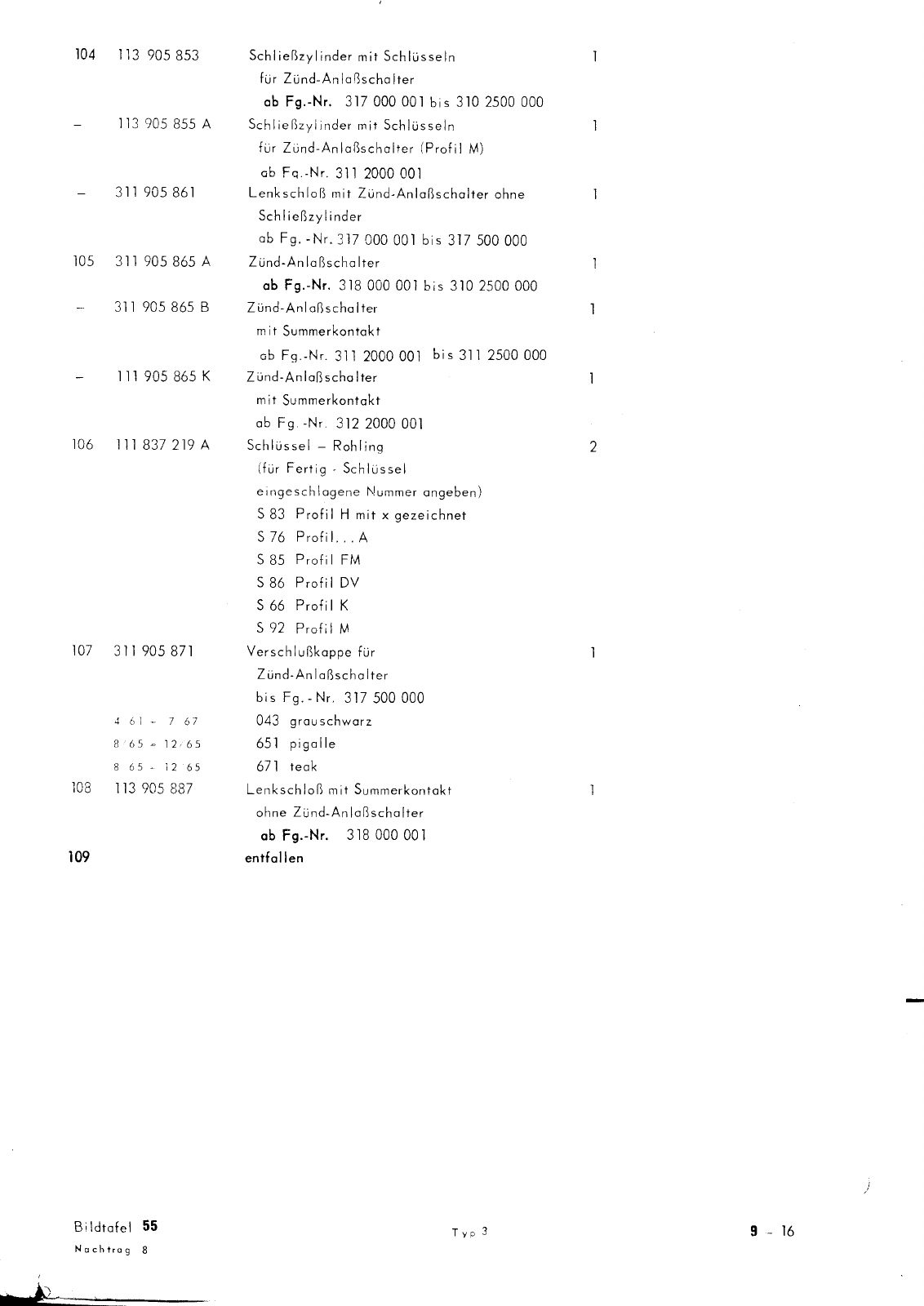 Vorschau Typ 3 (VW 1500 1600) Seite 599