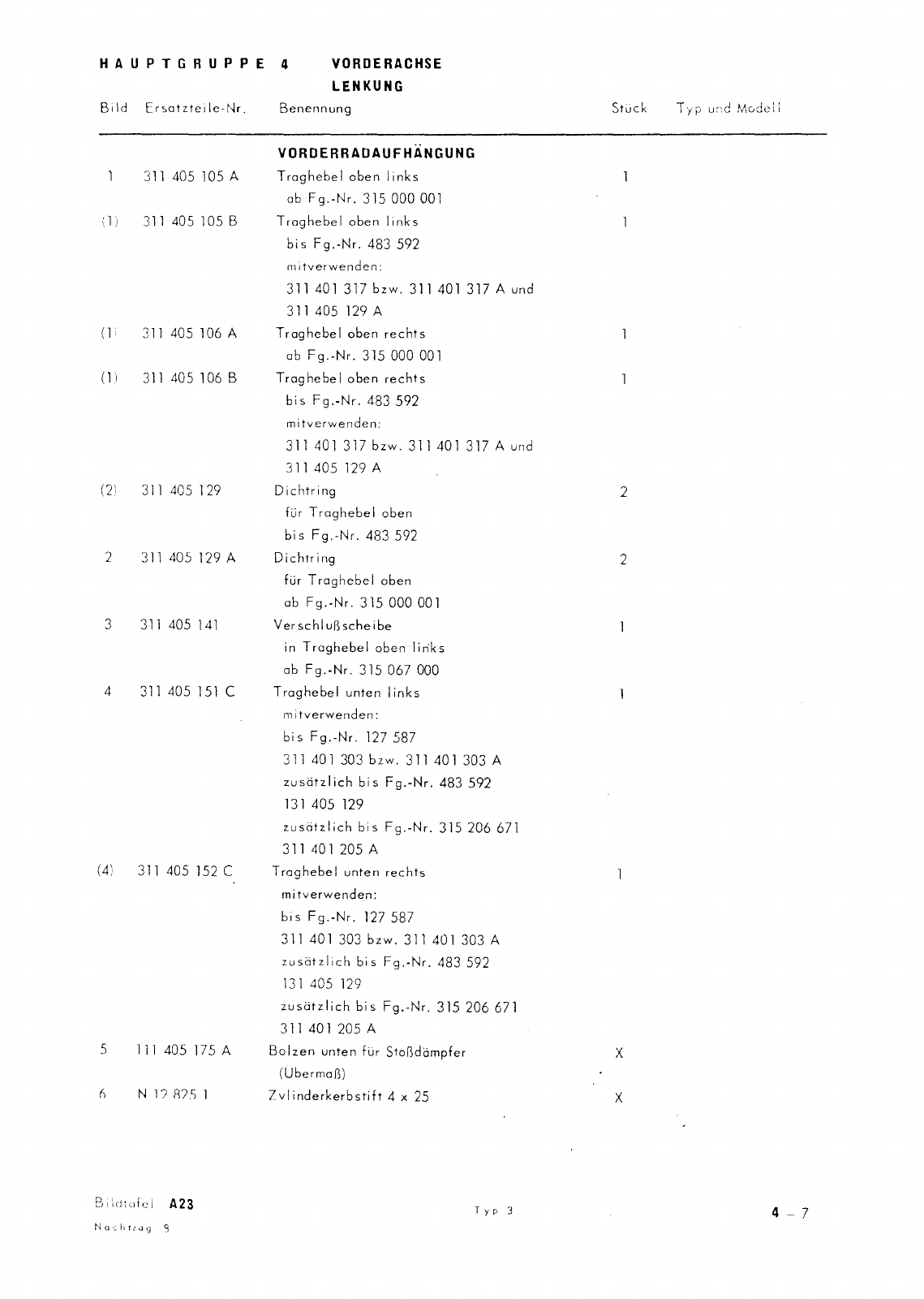 Vorschau Typ 3 (VW 1500 1600) Seite 237