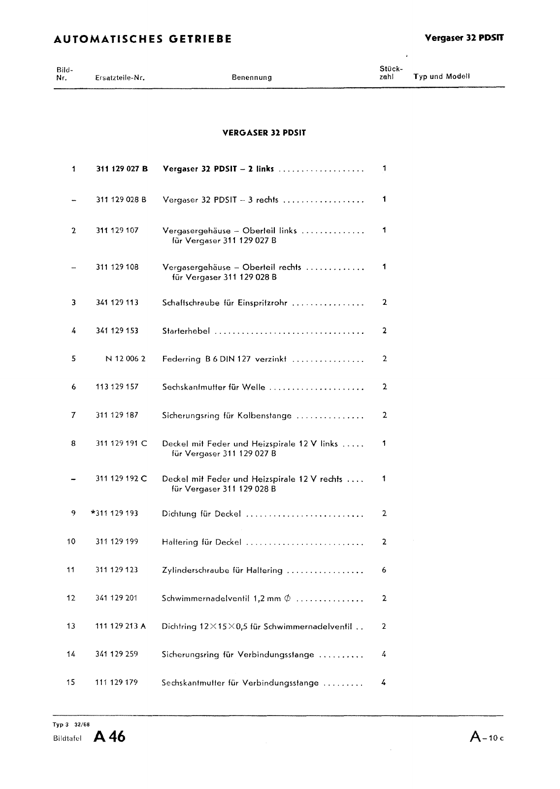 Vorschau Typ 3 (VW 1500 1600) Seite 740