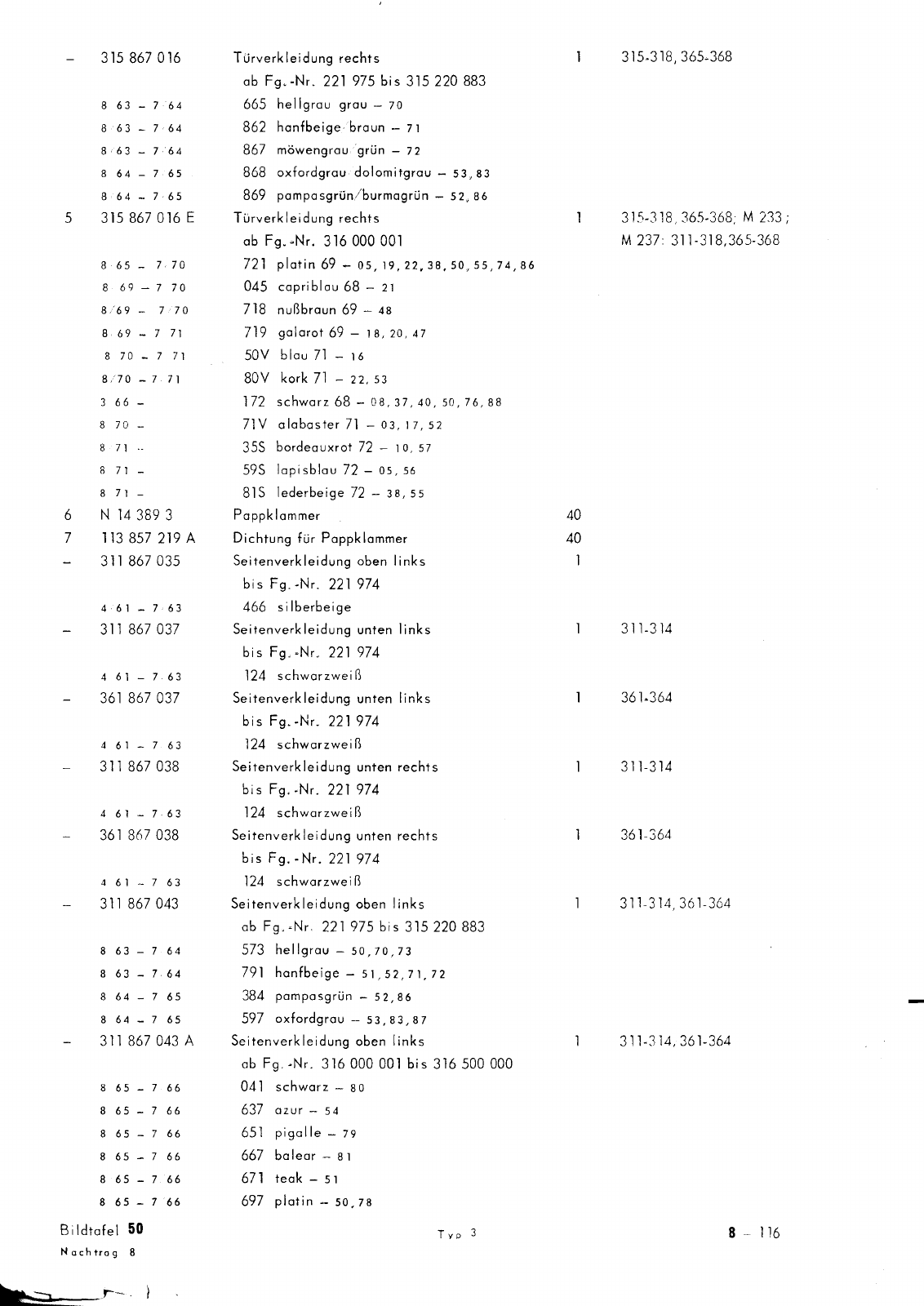 Vorschau Typ 3 (VW 1500 1600) Seite 495