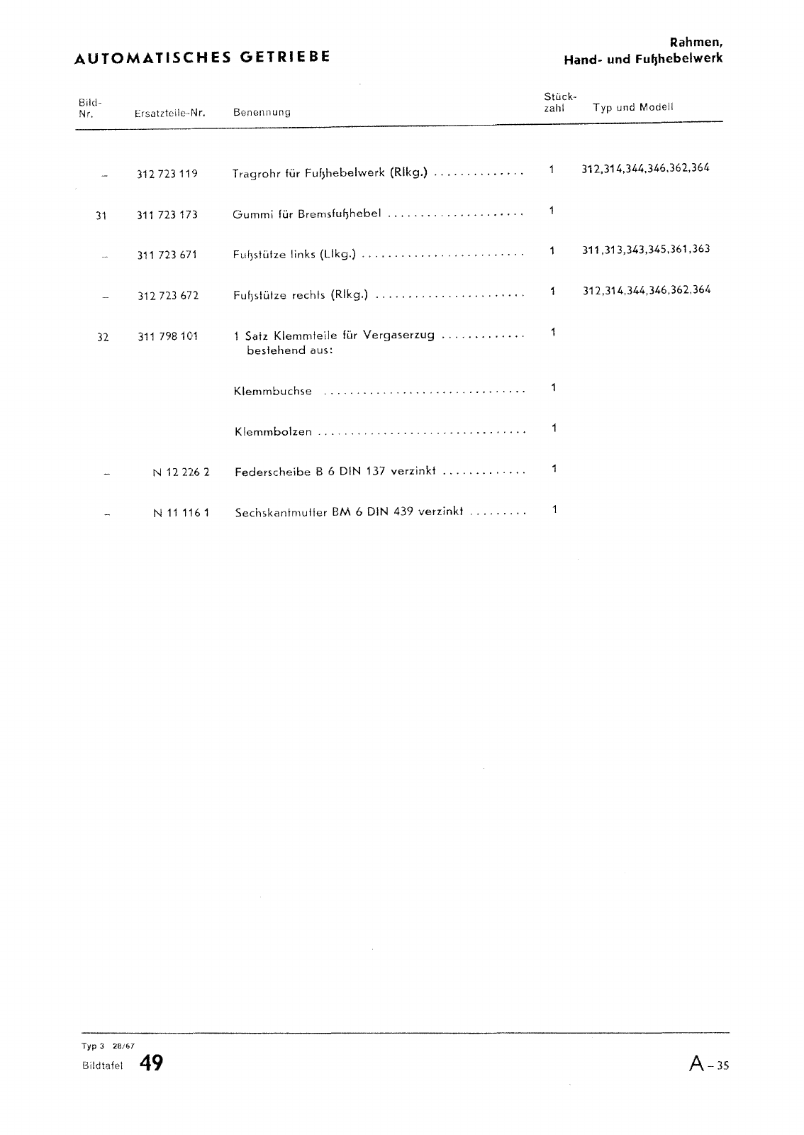 Vorschau Typ 3 (VW 1500 1600) Seite 768