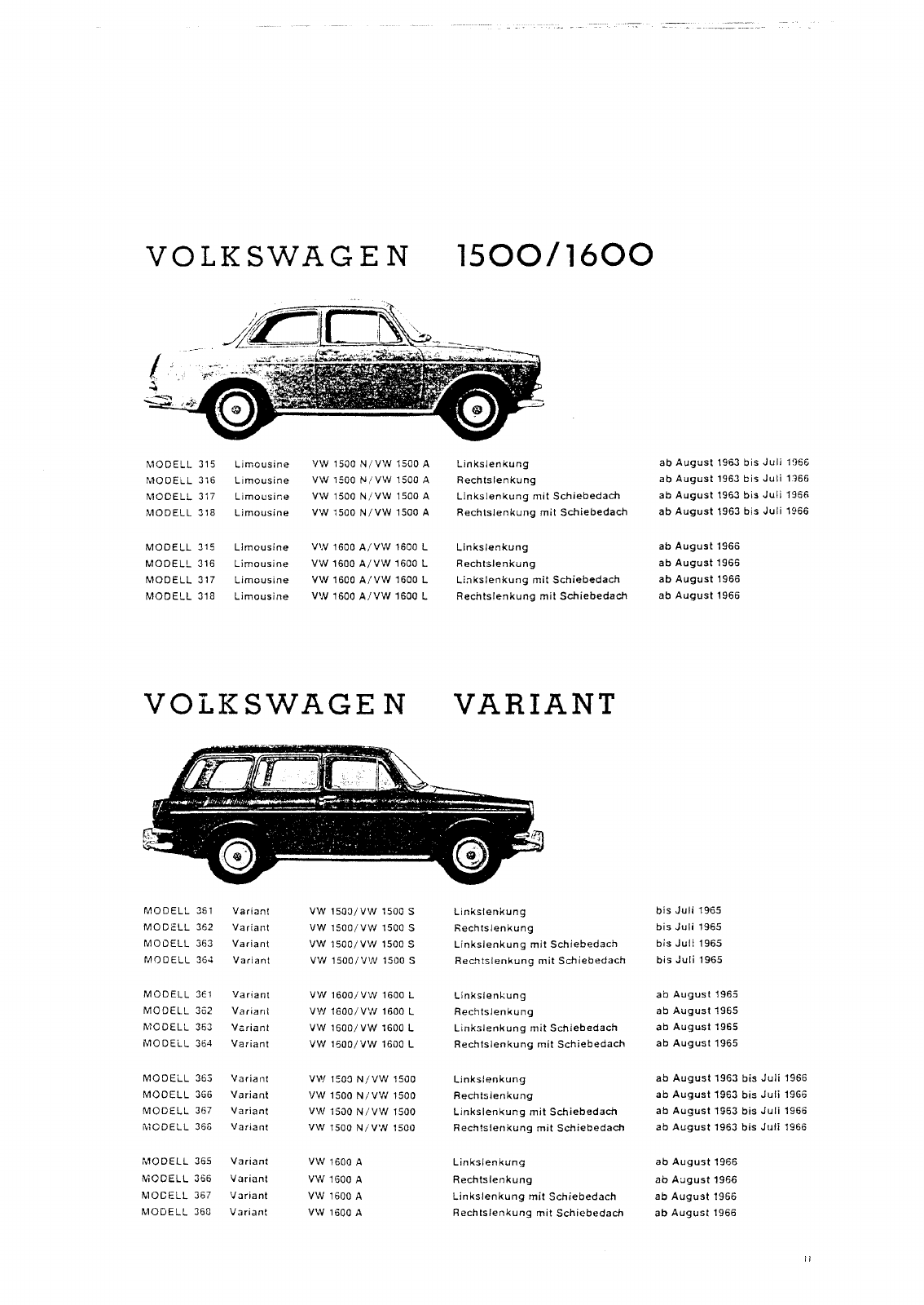 Vorschau Typ 3 (VW 1500 1600) Seite 6