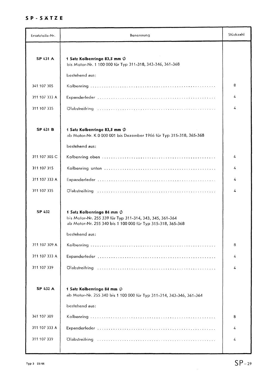 Vorschau Typ 3 (VW 1500 1600) Seite 706