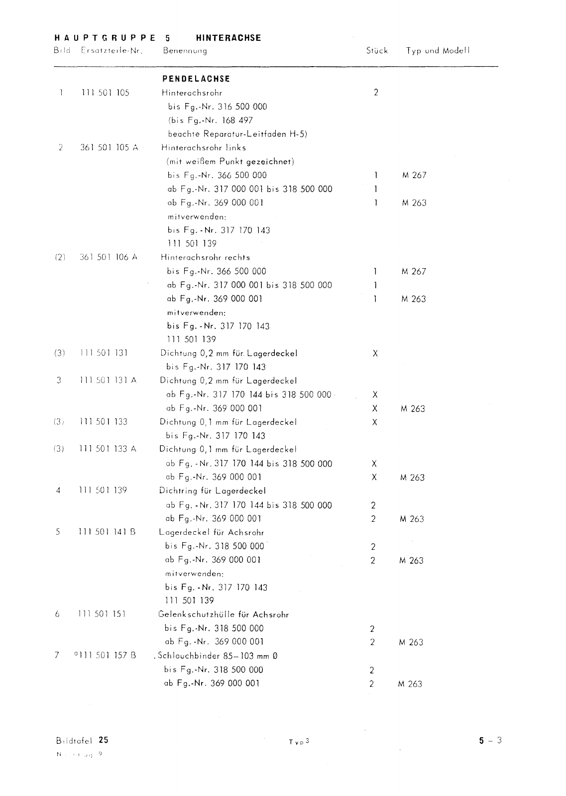 Vorschau Typ 3 (VW 1500 1600) Seite 261