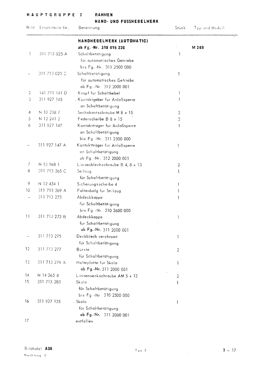 Vorschau Typ 3 (VW 1500 1600) Seite 350