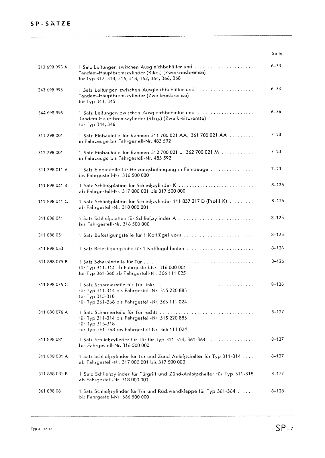 Vorschau Typ 3 (VW 1500 1600) Seite 686