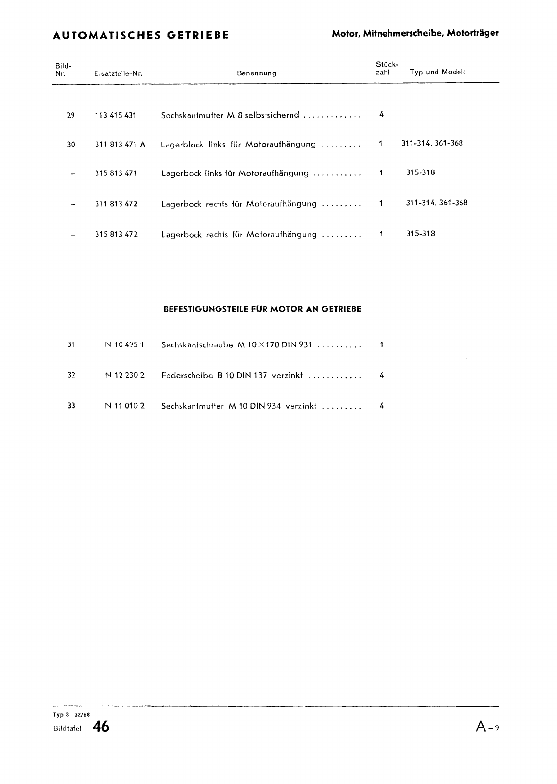 Vorschau Typ 3 (VW 1500 1600) Seite 737