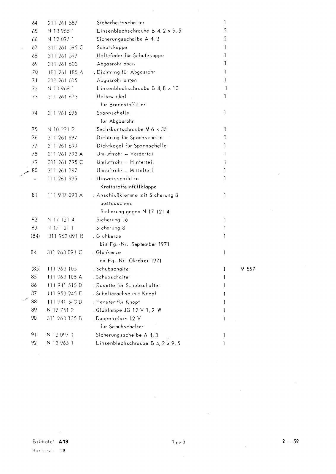 Vorschau Typ 3 (VW 1500 1600) Seite 199