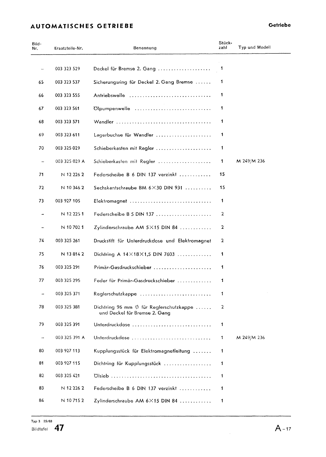 Vorschau Typ 3 (VW 1500 1600) Seite 751