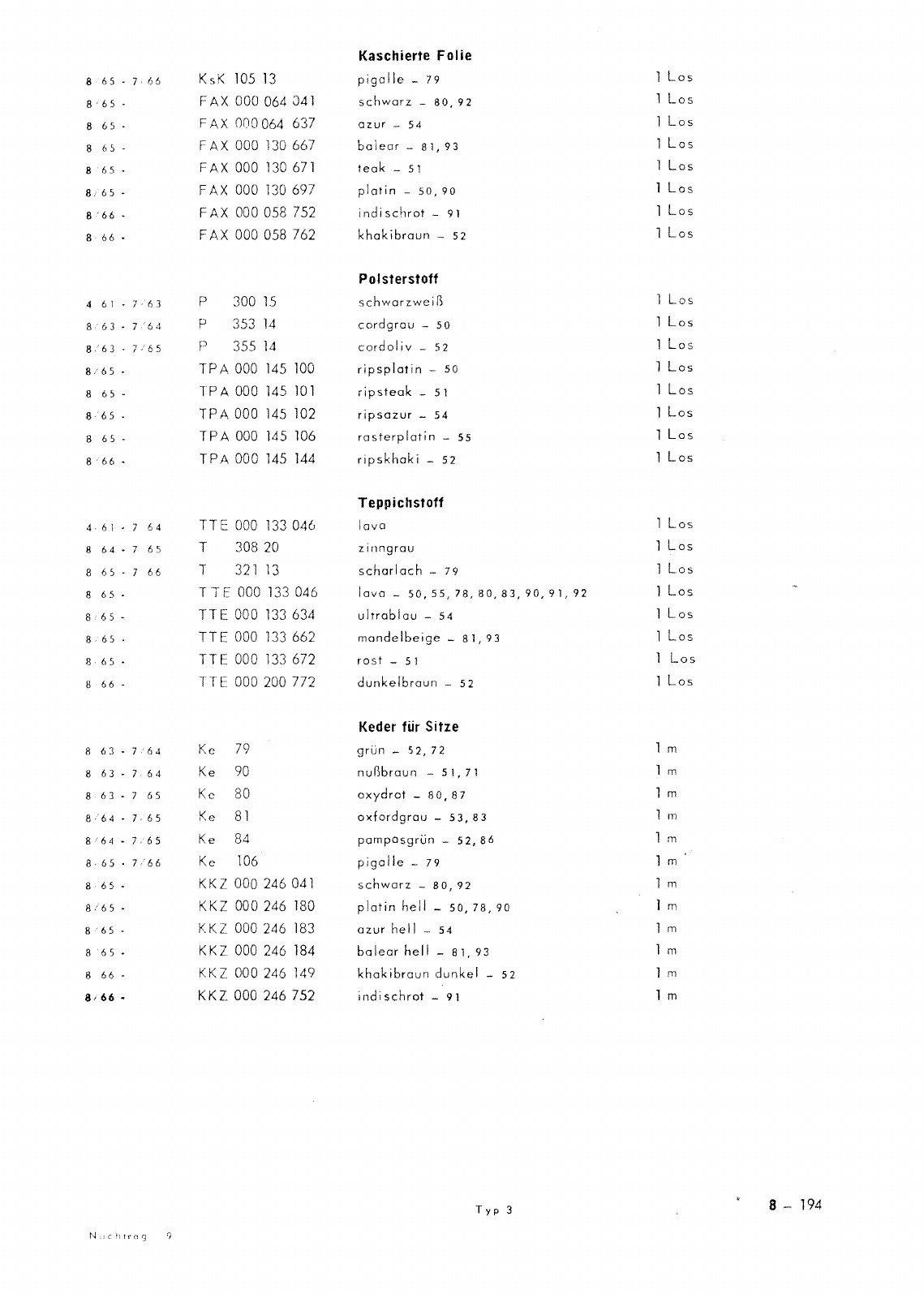 Vorschau Typ 3 (VW 1500 1600) Seite 580