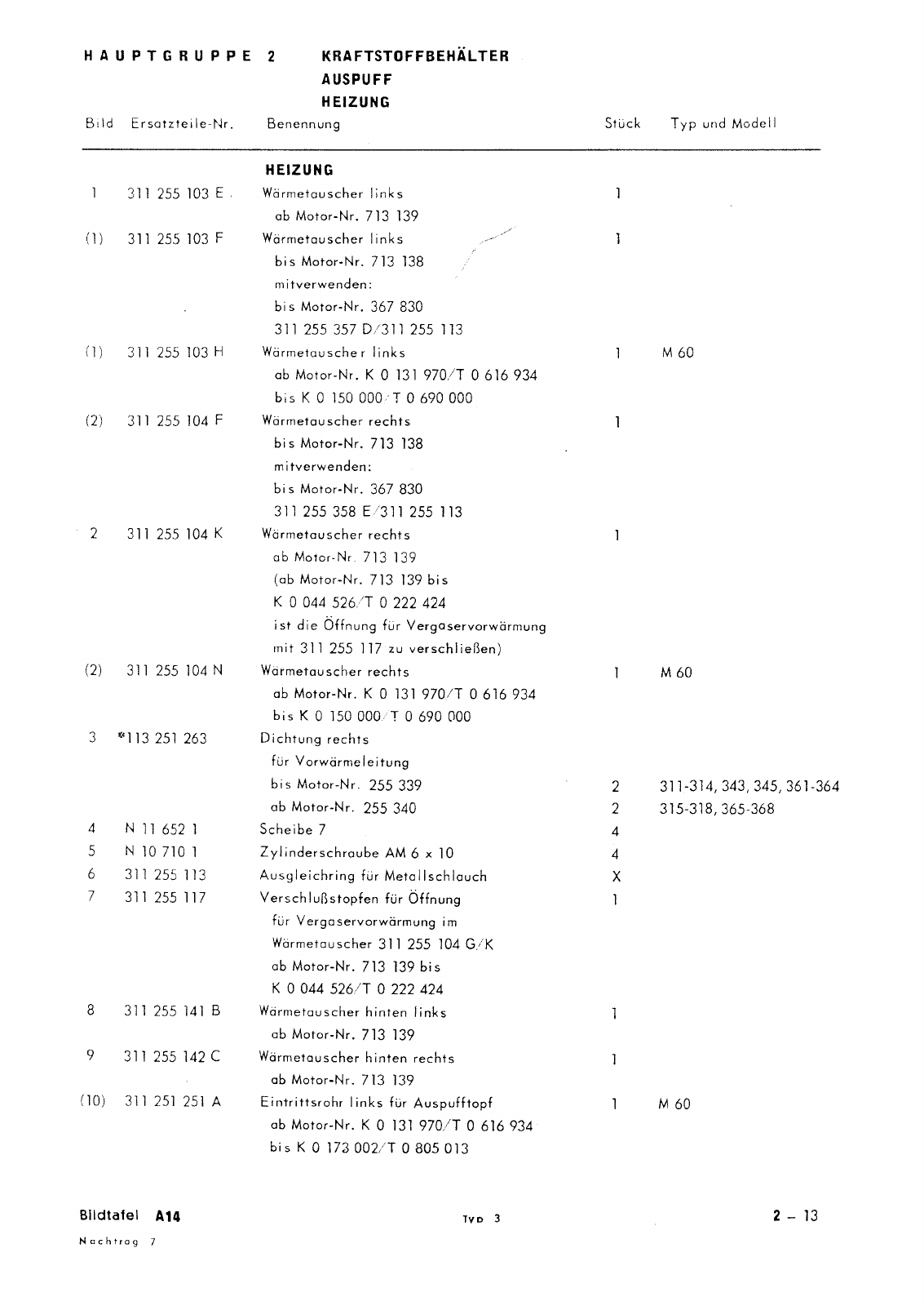 Vorschau Typ 3 (VW 1500 1600) Seite 162