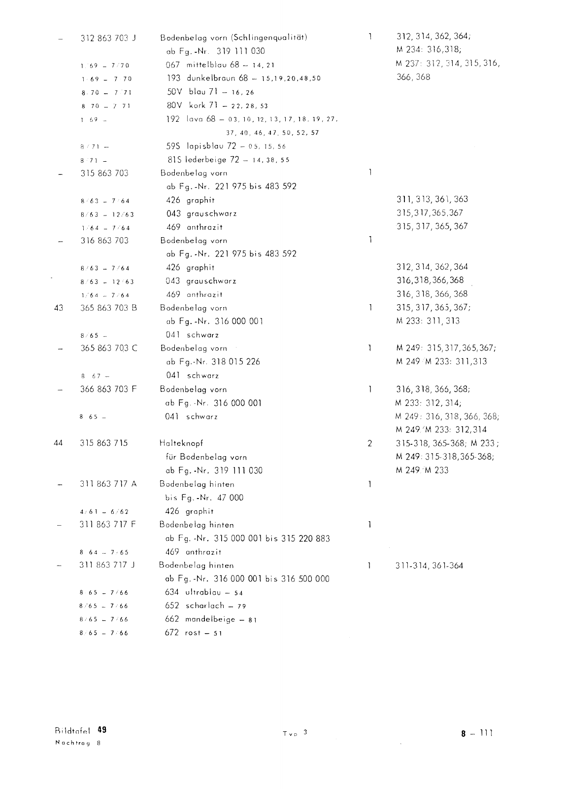 Vorschau Typ 3 (VW 1500 1600) Seite 487