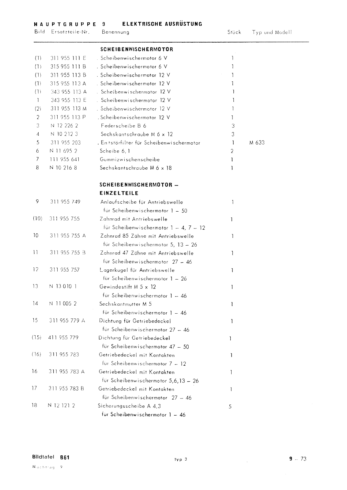 Vorschau Typ 3 (VW 1500 1600) Seite 655