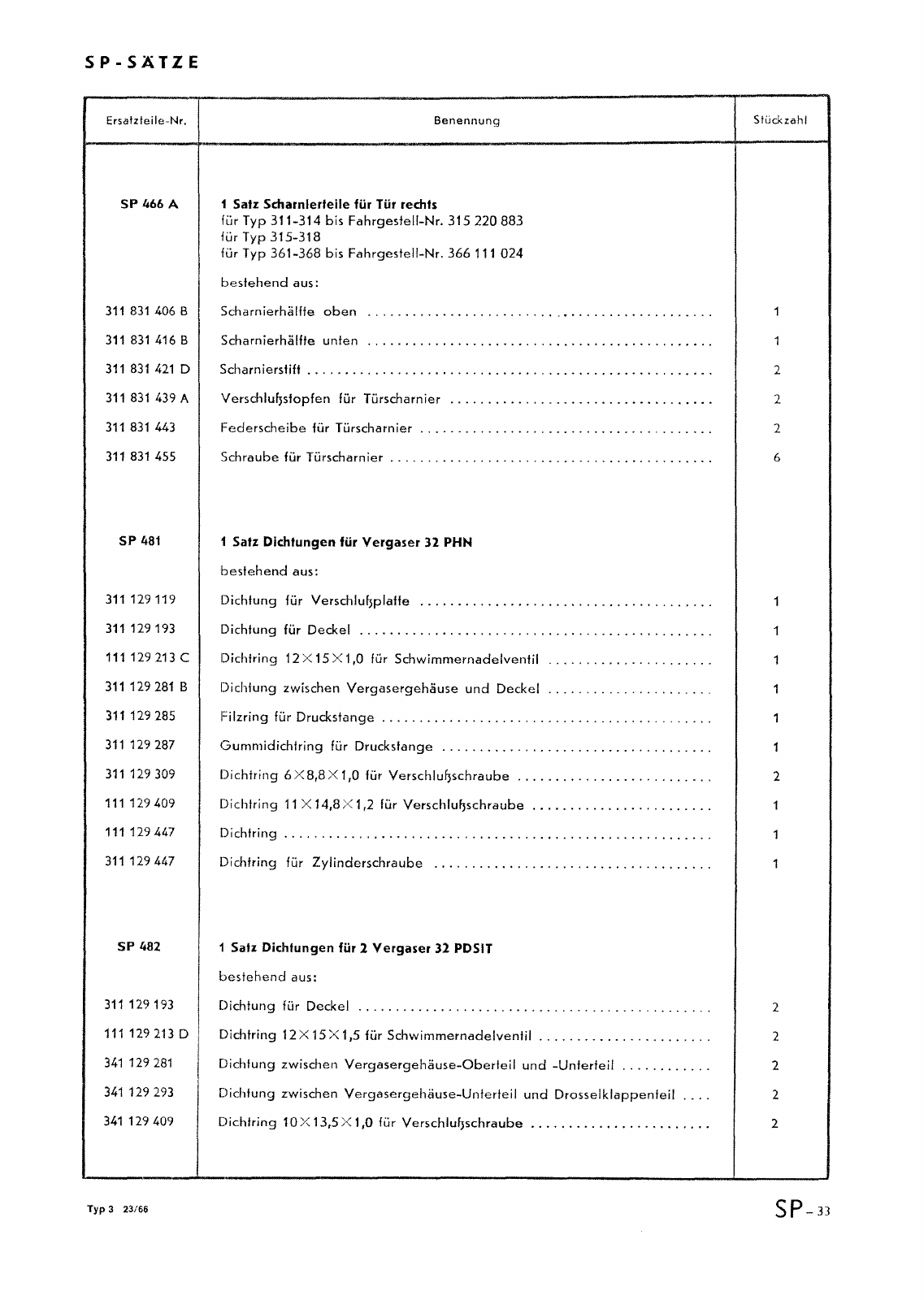 Vorschau Typ 3 (VW 1500 1600) Seite 710
