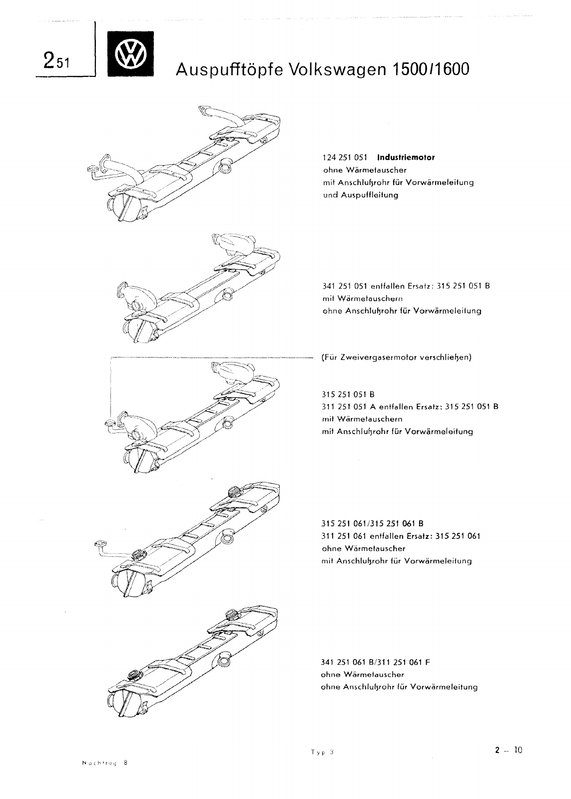 Vorschau Typ 3 (VW 1500 1600) Seite 157