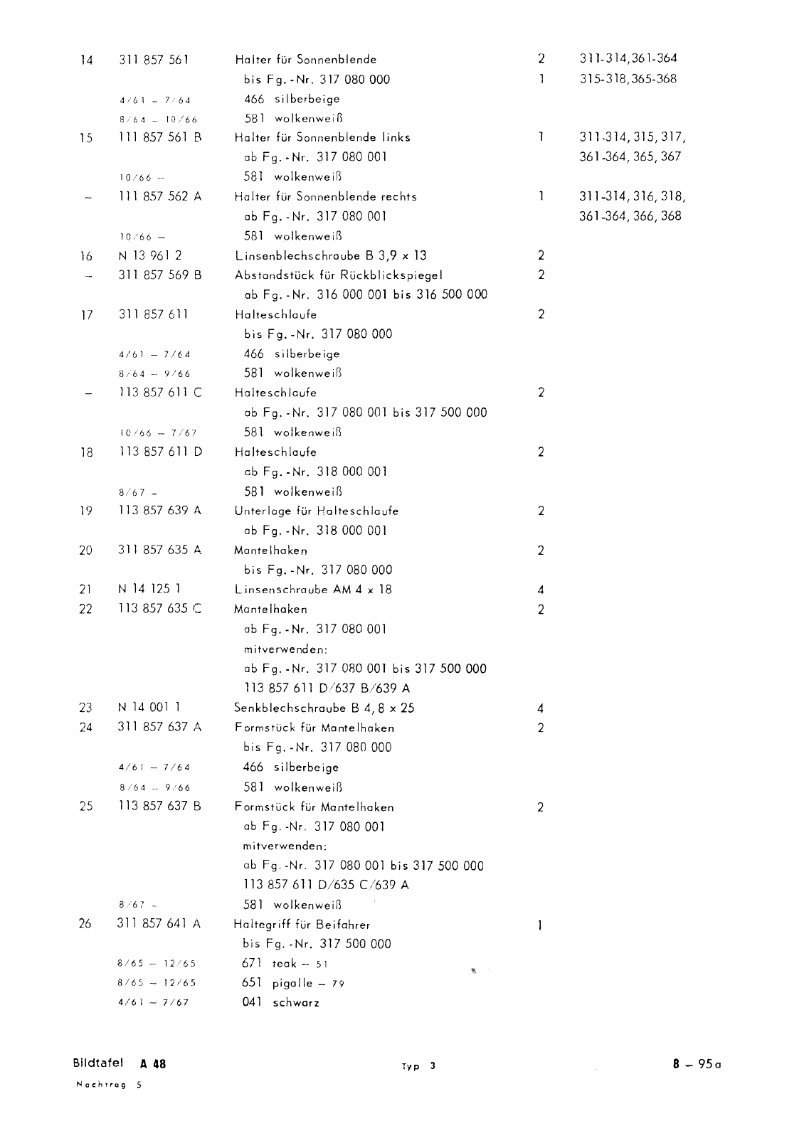 Vorschau Typ 3 (VW 1500 1600) Seite 466