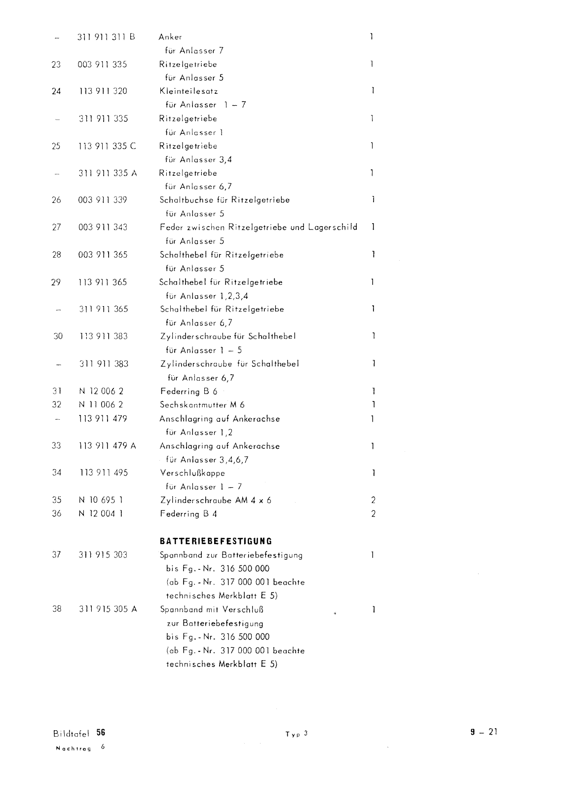 Vorschau Typ 3 (VW 1500 1600) Seite 603