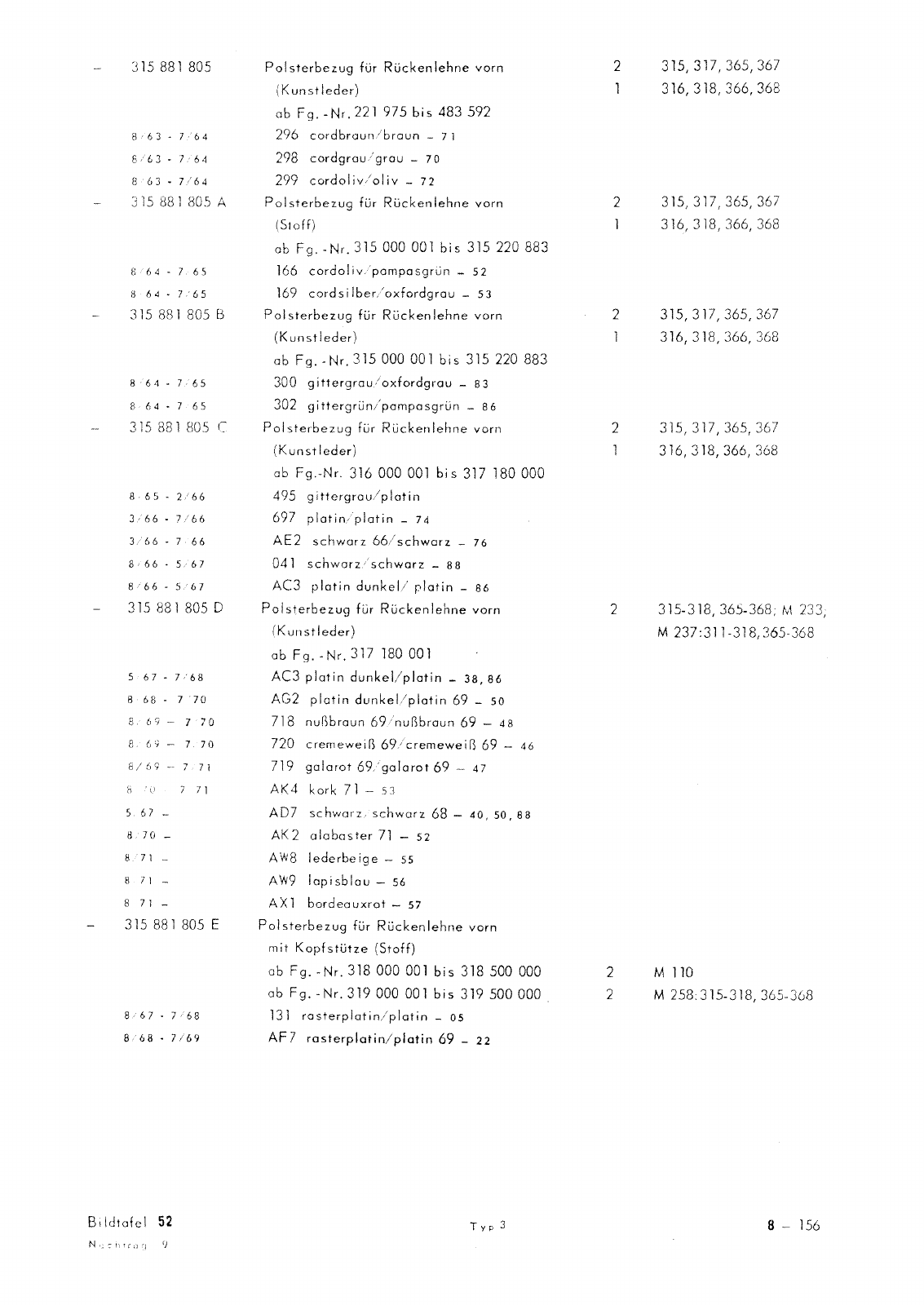 Vorschau Typ 3 (VW 1500 1600) Seite 535