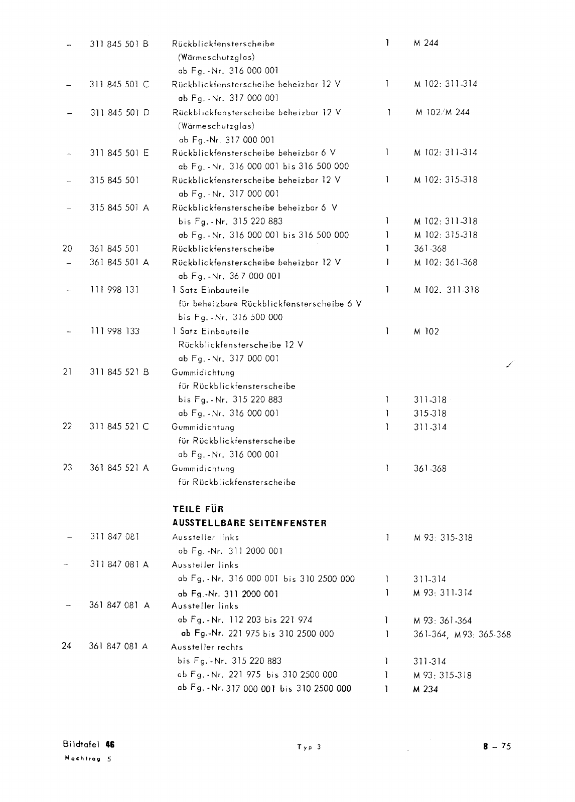 Vorschau Typ 3 (VW 1500 1600) Seite 445