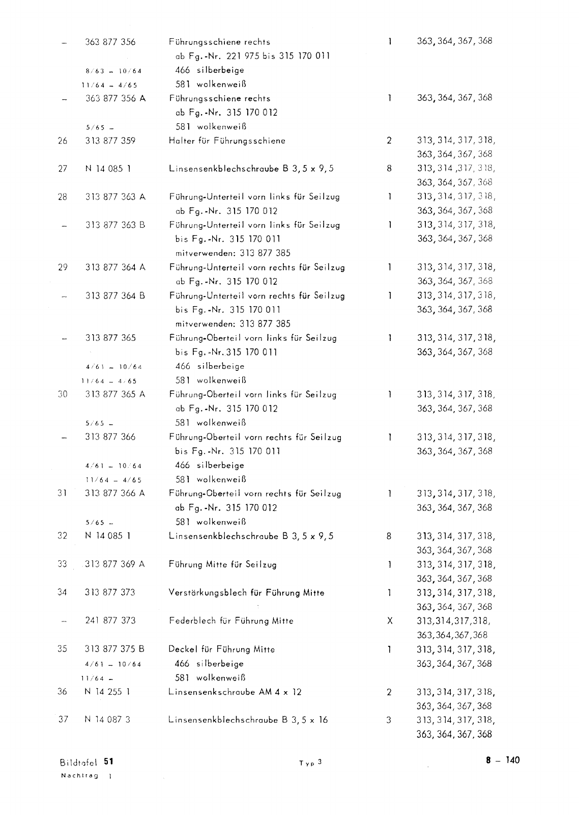 Vorschau Typ 3 (VW 1500 1600) Seite 521