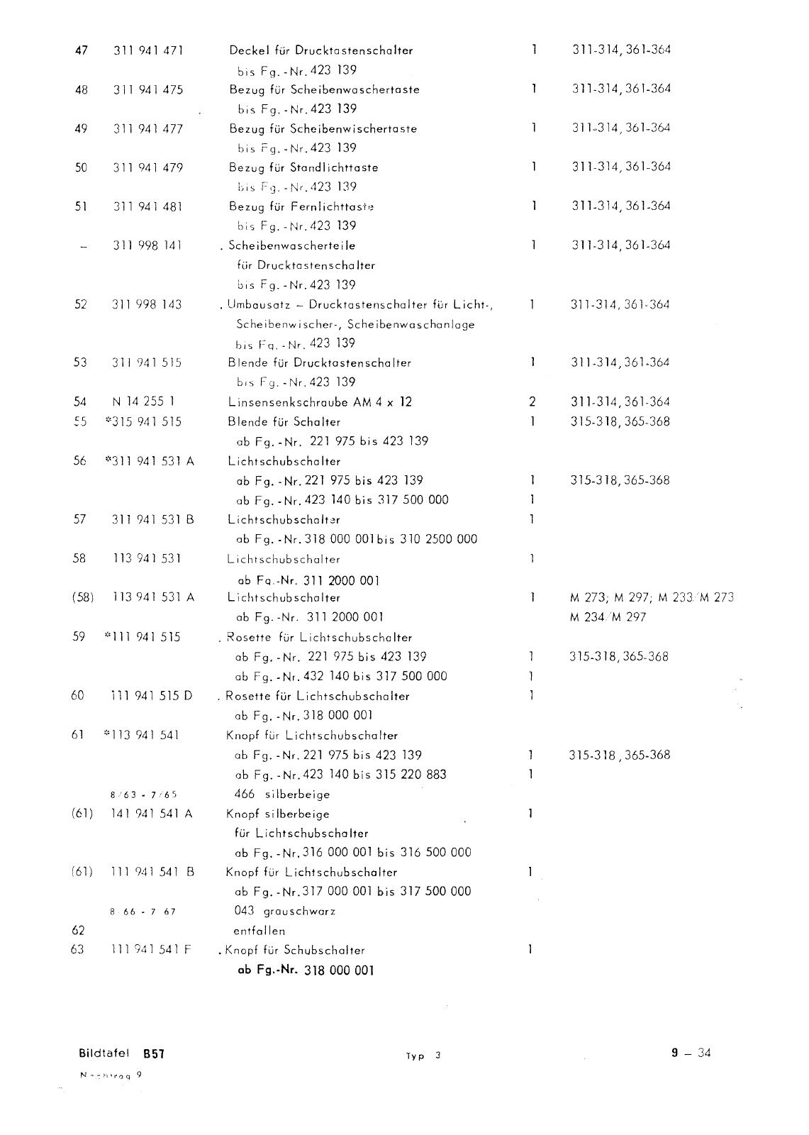 Vorschau Typ 3 (VW 1500 1600) Seite 616