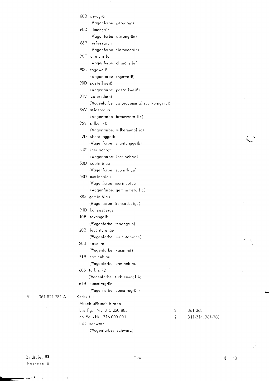 Vorschau Typ 3 (VW 1500 1600) Seite 412