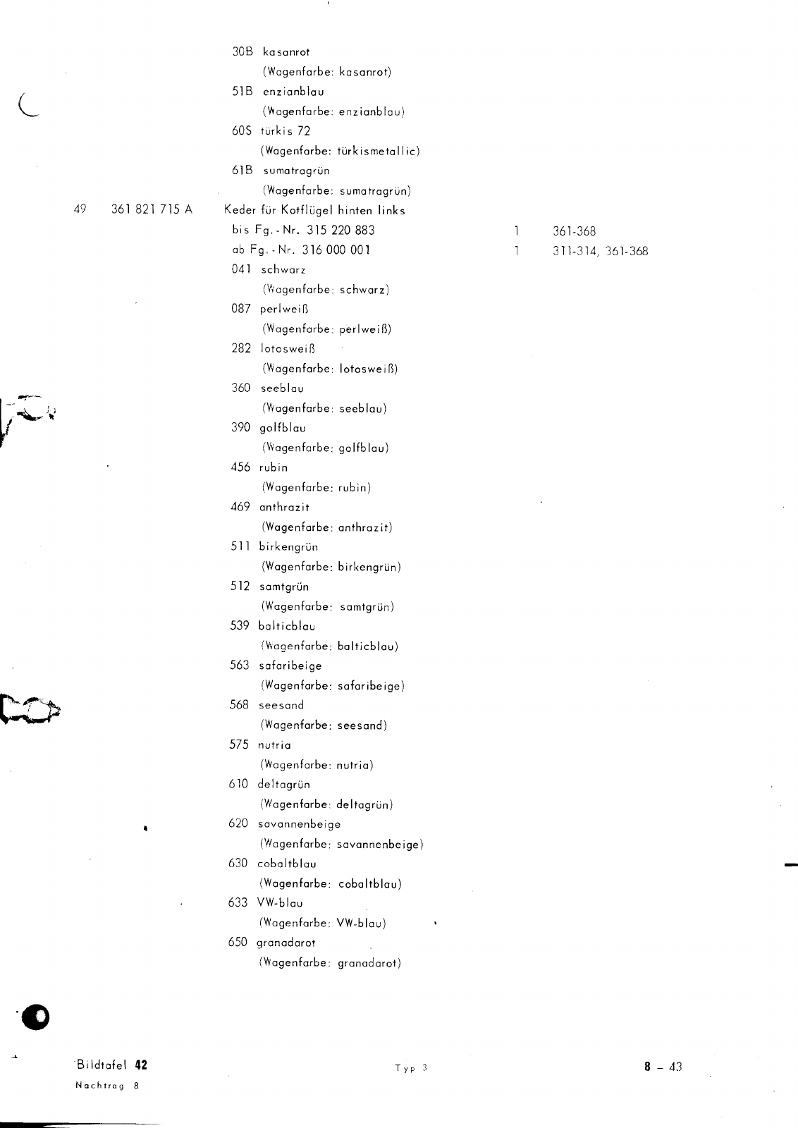 Vorschau Typ 3 (VW 1500 1600) Seite 407