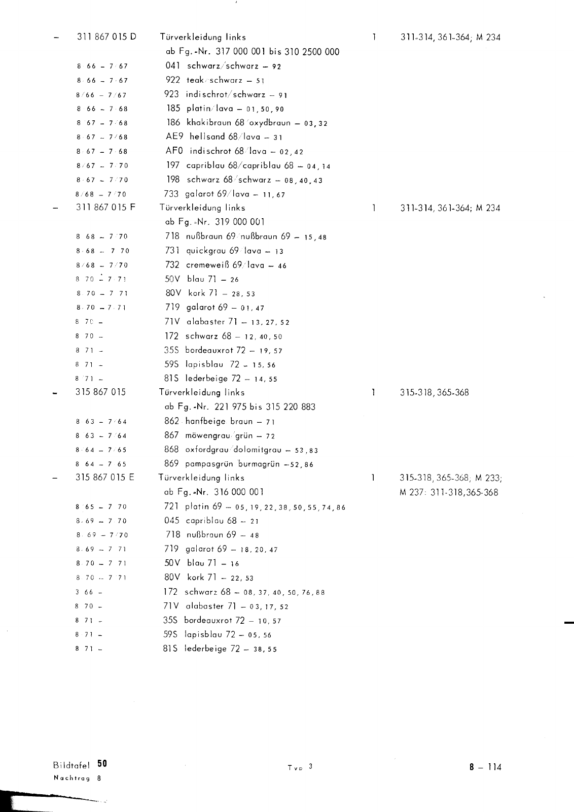 Vorschau Typ 3 (VW 1500 1600) Seite 493