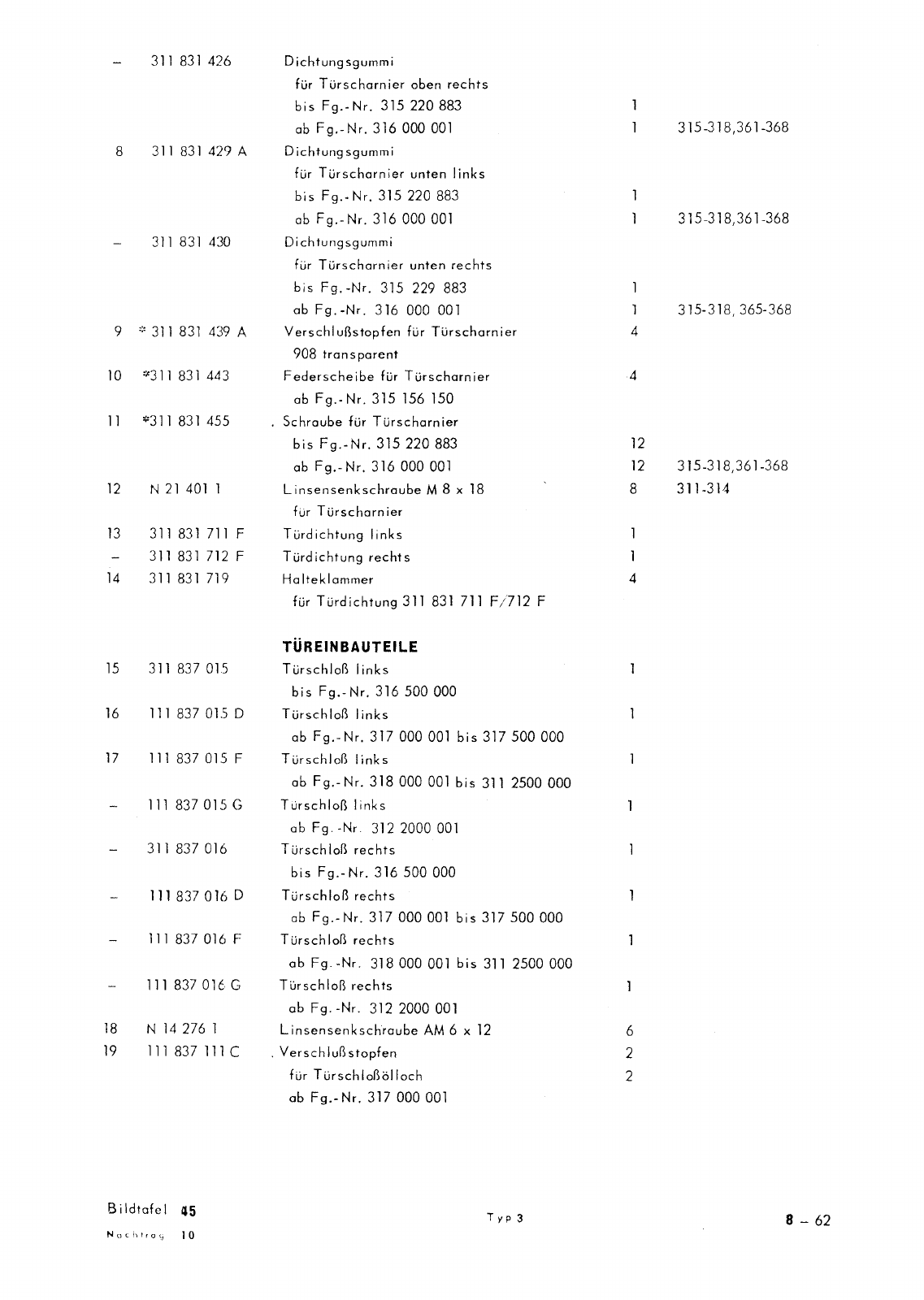 Vorschau Typ 3 (VW 1500 1600) Seite 433