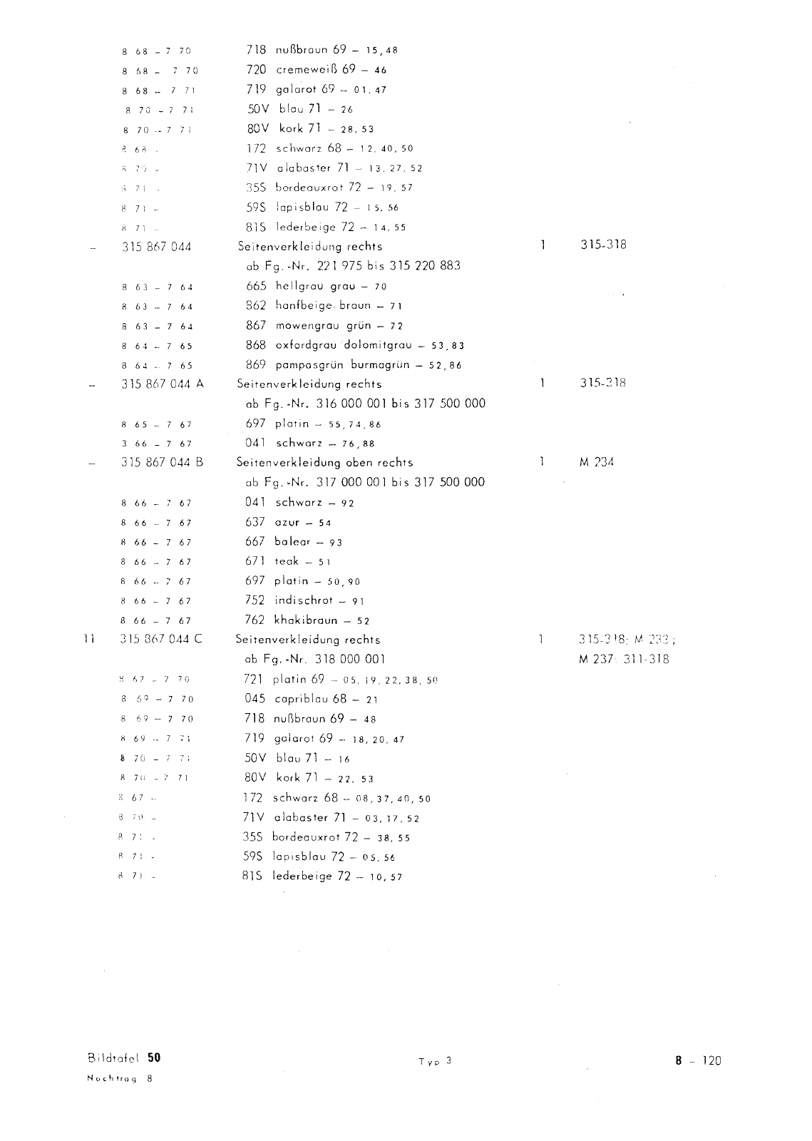Vorschau Typ 3 (VW 1500 1600) Seite 499