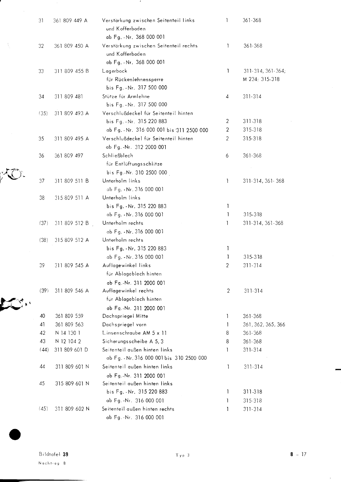 Vorschau Typ 3 (VW 1500 1600) Seite 377