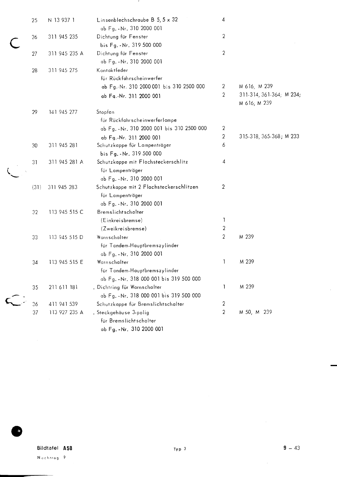 Vorschau Typ 3 (VW 1500 1600) Seite 622