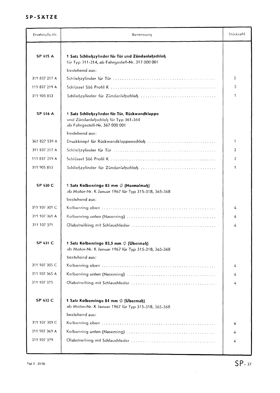 Vorschau Typ 3 (VW 1500 1600) Seite 714