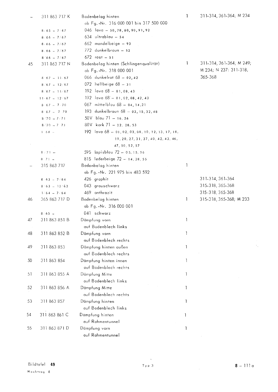 Vorschau Typ 3 (VW 1500 1600) Seite 488